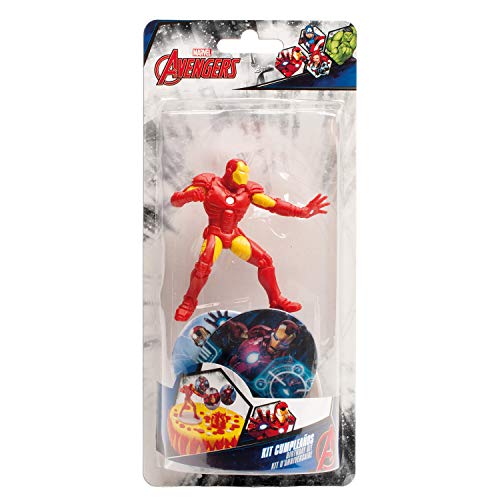 [303004] KIT PVC CON PINCHOS "IRON MAN" PARA DECORAR TARTAS
