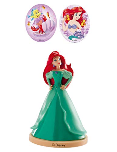 [303017] KIT PVC CON PINCHOS "PRINCESA ARIEL" PARA DECORAR TARTAS