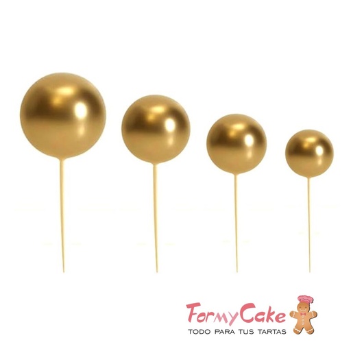 [AZ01933] Set Bolas Doradas Decorativas 20ud Azucren