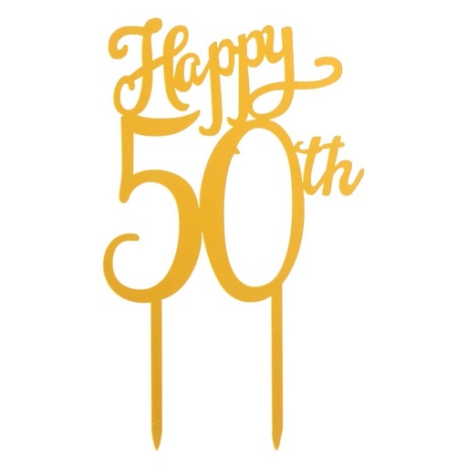 [354106] Topper 50 aniversario bodas de oro Dekora