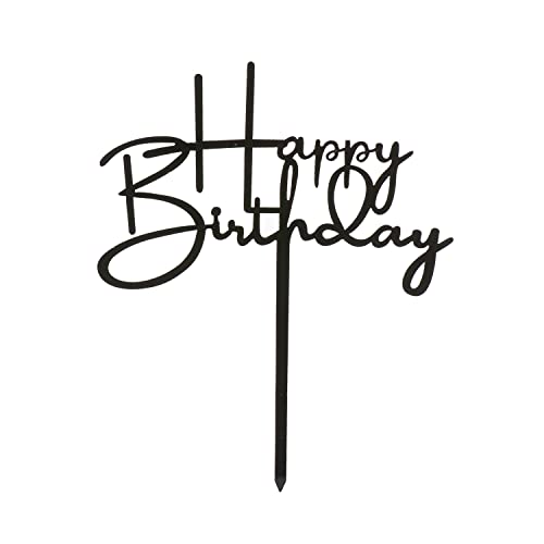 [354136] Topper Happy Birthday Negro Dekora