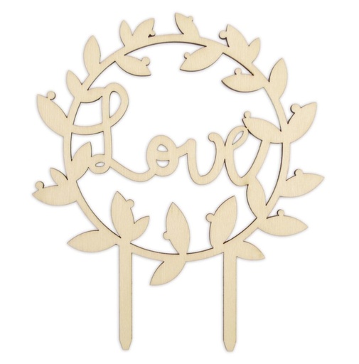 [SC4996] Topper madera love ScrapCooking