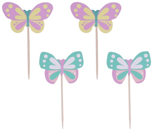 [EA24TOP016] Toppers De Mariposas 24uds PME