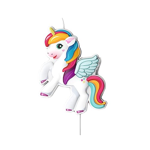 [345405] Vela Cumpleaños Unicornio Dekora