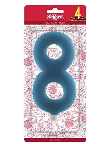 [345285] Vela Gigante Número 8 Dekora