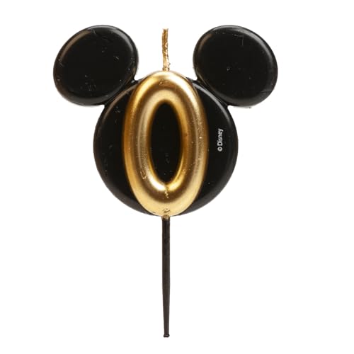 [346260] Vela Silueta Mickey Número 0 Dekora