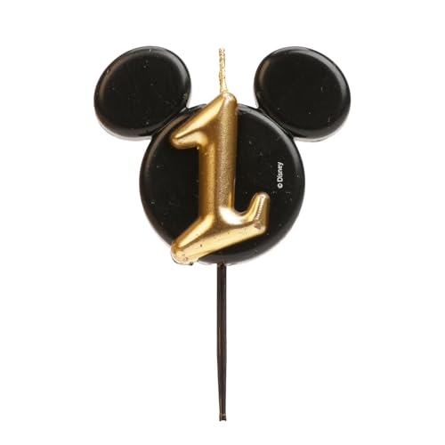 [346251] Vela Silueta Mickey Número 1 Dekora