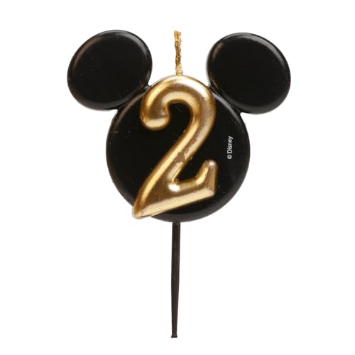 [346252] Vela Silueta Mickey Número 2 Dekora