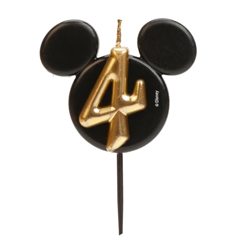 [346254] Vela Silueta Mickey Número 4 Dekora