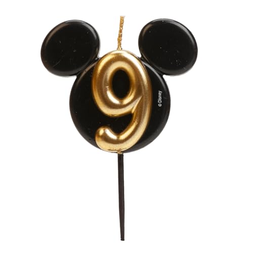 [346259] Vela Silueta Mickey Número 9 Dekora