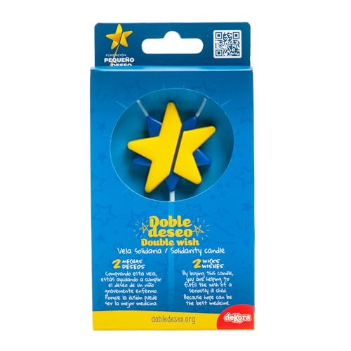 [345412] Vela Solidaria Doble Deseo premium Dekora