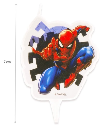[346208] Vela spiderman 2d, 7cm Dekora