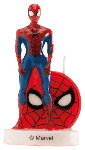 [346205] Vela Spiderman 3D, 7,5cm Dekora