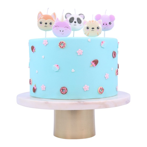 [CA154] Velas Animalitos Kawaii 5ud PME