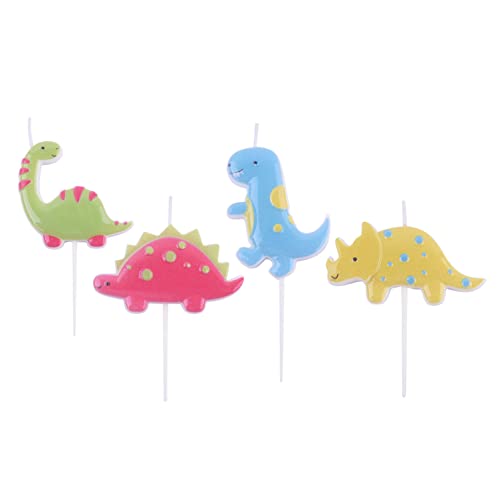 [CA150] Velas Dinosaurio 4ud PME