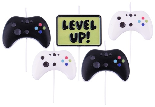 [CA153] Velas Mando Videojuego 4ud PME