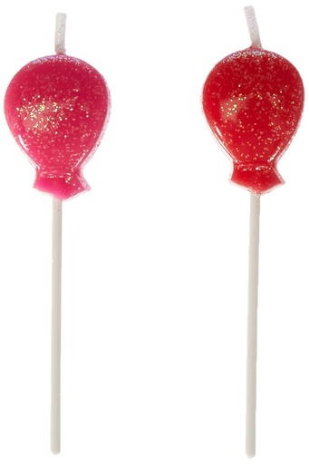 [ca010] Velas para Tartas Globos 8ud PME