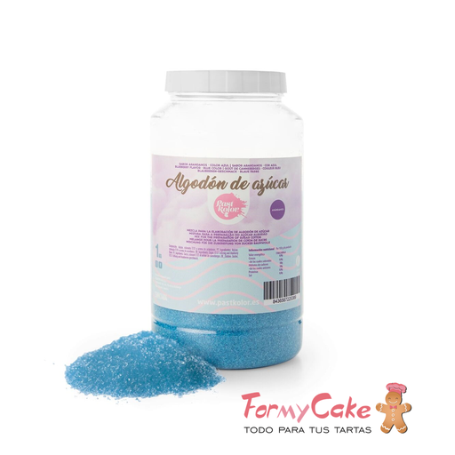 [SWK1404] Algodón De Azúcar Azul, Sabor Arandano 1kg Pastkolor