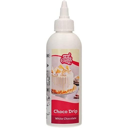 [F54205] Choco drip chocolate blanco 180gr. Funcakes