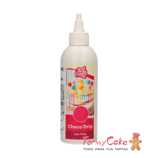 [F54235] Choco Drip Fucsia 180gr. Funcakes