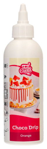[F54295] Choco drip naranja 180gr. Funcakes