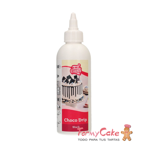 [F54265] Choco Drip Negro 180gr. Funcakes
