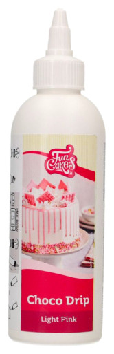 [F54280] Choco drip rosa 180gr. Funcakes