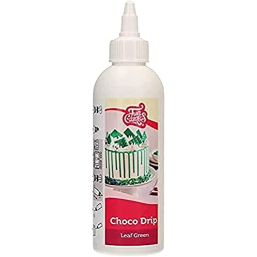 [F54285] Choco drip verde hoja 180gr. Funcakes