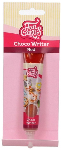 [F57055] Choco Writer Rojo 25gr. Funcakes