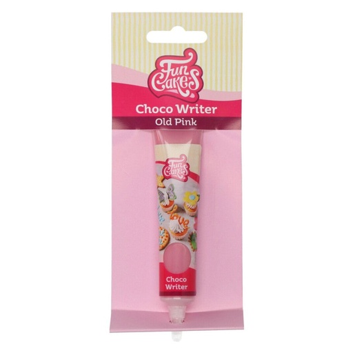 [F57045] Choco writer rosa viejo 25gr. Funcakes