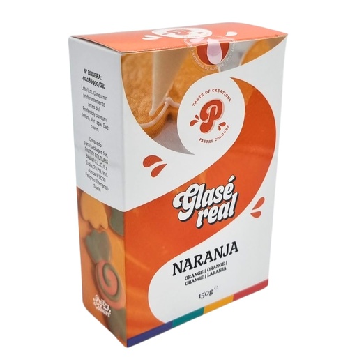 [P010054] Glasé Real Naranja 150gr Pastry Colours