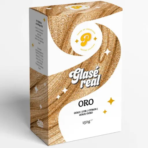 [P010051] Glasé real oro 150gr. Pastry Colours