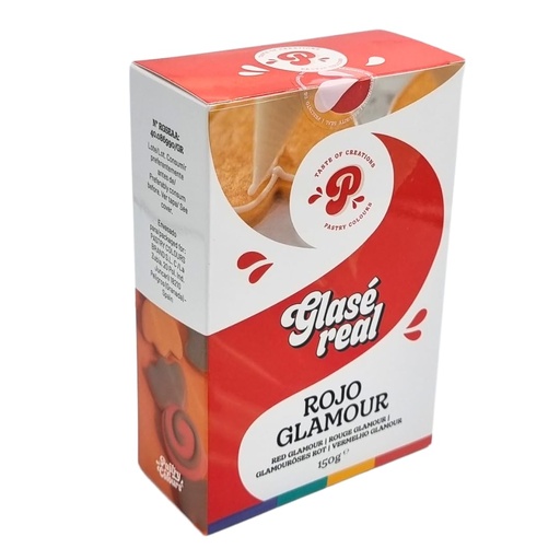[P010055] Glasé Real Rojo Glamour 150gr Pastry Colours