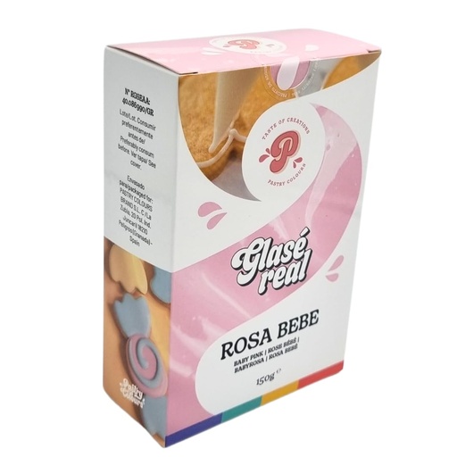 [P010056] Glasé Real Rosa Bebé 150gr Pastry Colours