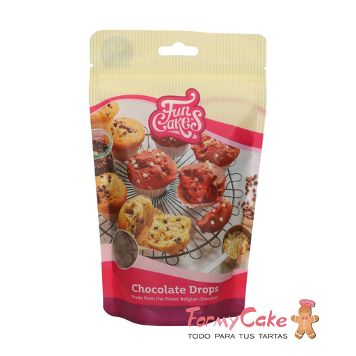 [F30125] Gotas Chocolate con Leche 350gr Funcakes