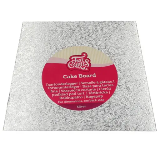 [F80680] Base cuadrada para tartas 20cm Funcakes