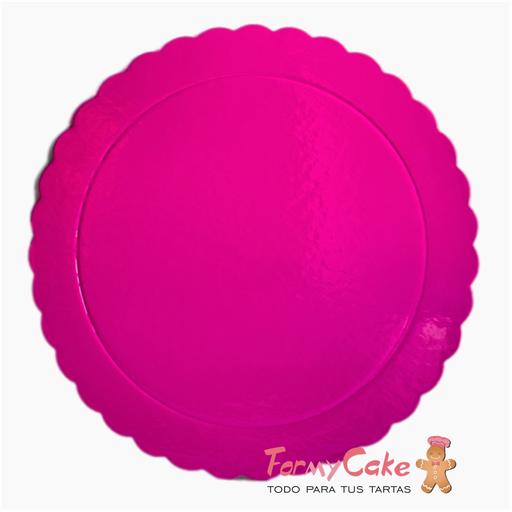 [de68091] Base Ondulada Extrafuerte Fucsia 35cm