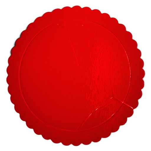 [de68201] Base ondulada extrafuerte roja 35cm