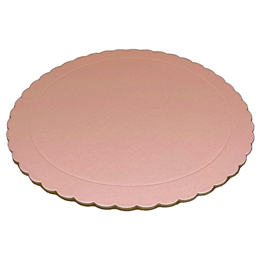 [de68397] Base ondulada extrafuerte rosa bebe 25cm