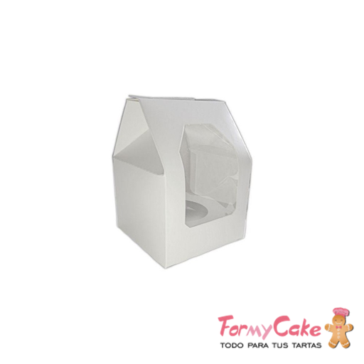 [DE68270] Caja 1 Cupcake Blanca