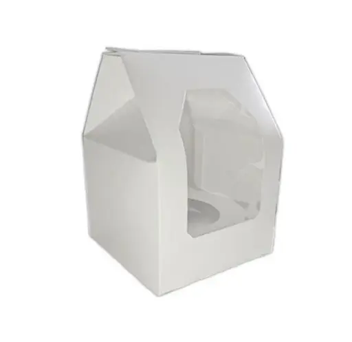 [DE68270] Caja 1 cupcake Blanca