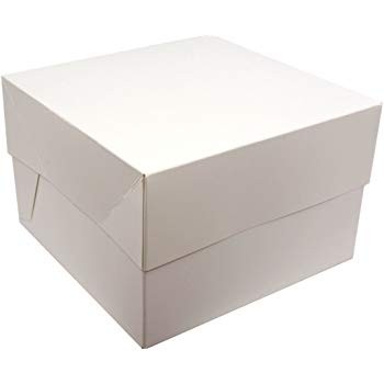[0339471] Caja Blanca para Tartas 26,5x26,5x15cm Decora