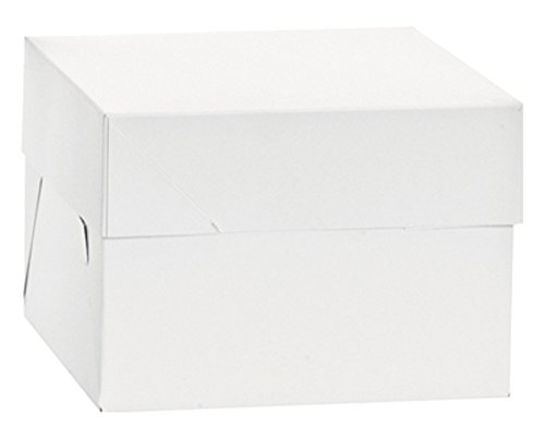 [0339476] Caja Blanca para Tartas 26,5x26,5x25cm Decora