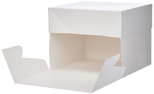 [0339481] Caja Blanca para Tartas 30,5x30,5x25cm Decora