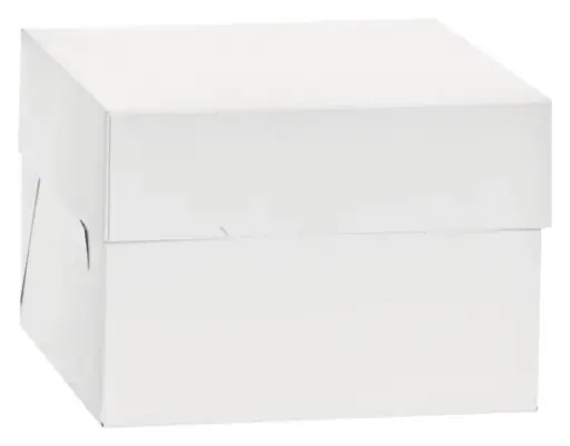 [0339482] Caja blanca para tartas 36,5x36,5x25cm Decora