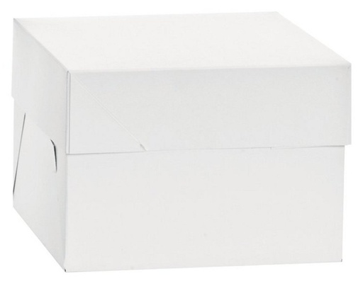 [0339483] Caja Blanca para Tartas 40,5x40,5x25cm Decora