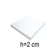 [dummi-cuad-10-2cm] Dummie cuadrado 10cm h:2cm