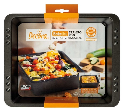 [0125737] Molde Antihaderente 28,5x23x7 Línea Bake & Cook Decora