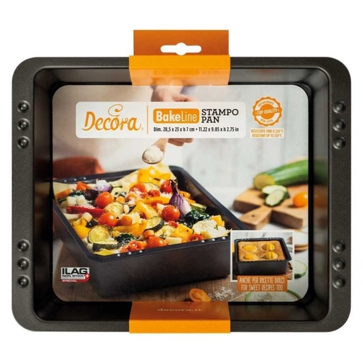 [0125737] Molde antihaderente 28,5x23x7 línea bake & cook Decora
