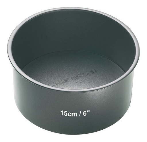 [kcmchb48] Molde con Base Extraible De Acero, Negro, 15x6,7 cm Master Class
